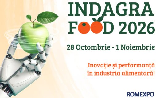 Includeți în bugetul pe 2026 participarea la INDAGRA FOOD – eveniment dedicat inovației, tehnologiei și profesioniștilor HoReCa