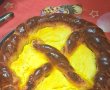 Rețetă pască cu brânză dulce și smântână, cu aluat pufos de cozonac-0