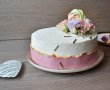 Tort cu crema de fistic, ciocolata si zmeura - Reteta delicioasa si aromata-8