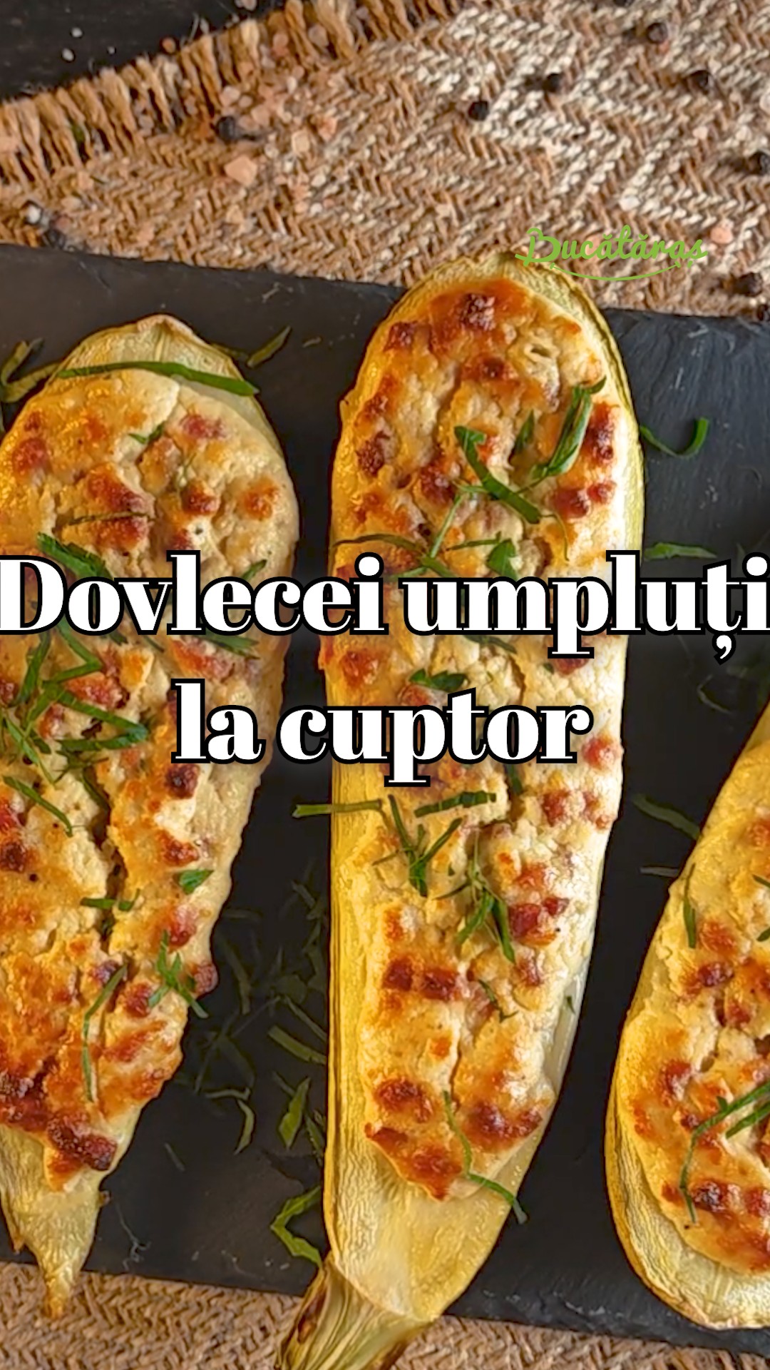 Dovlecei umpluți, la cuptor - Rețeta ușoară și gustoasă