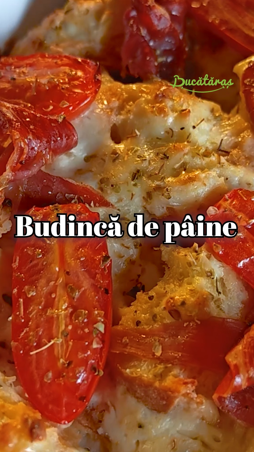 Budincă de pâine cu telemea - Rețeta rapidă și gustoasă