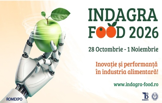 Înscrierile pentru INDAGRA FOOD 2026 sunt în plină desfășurare: cel mai important punct de întâlnire B2B al industriei alimentare din România