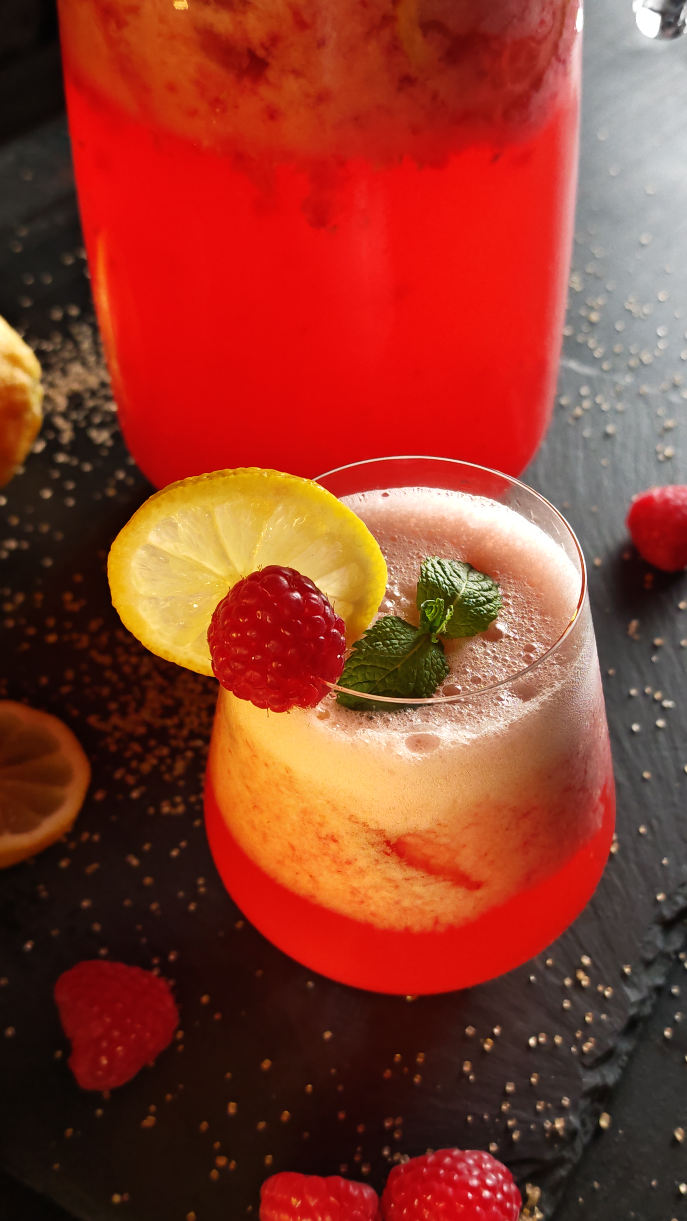 Limonadă cu zmeură -  Băutura rapidă și răcoritoare