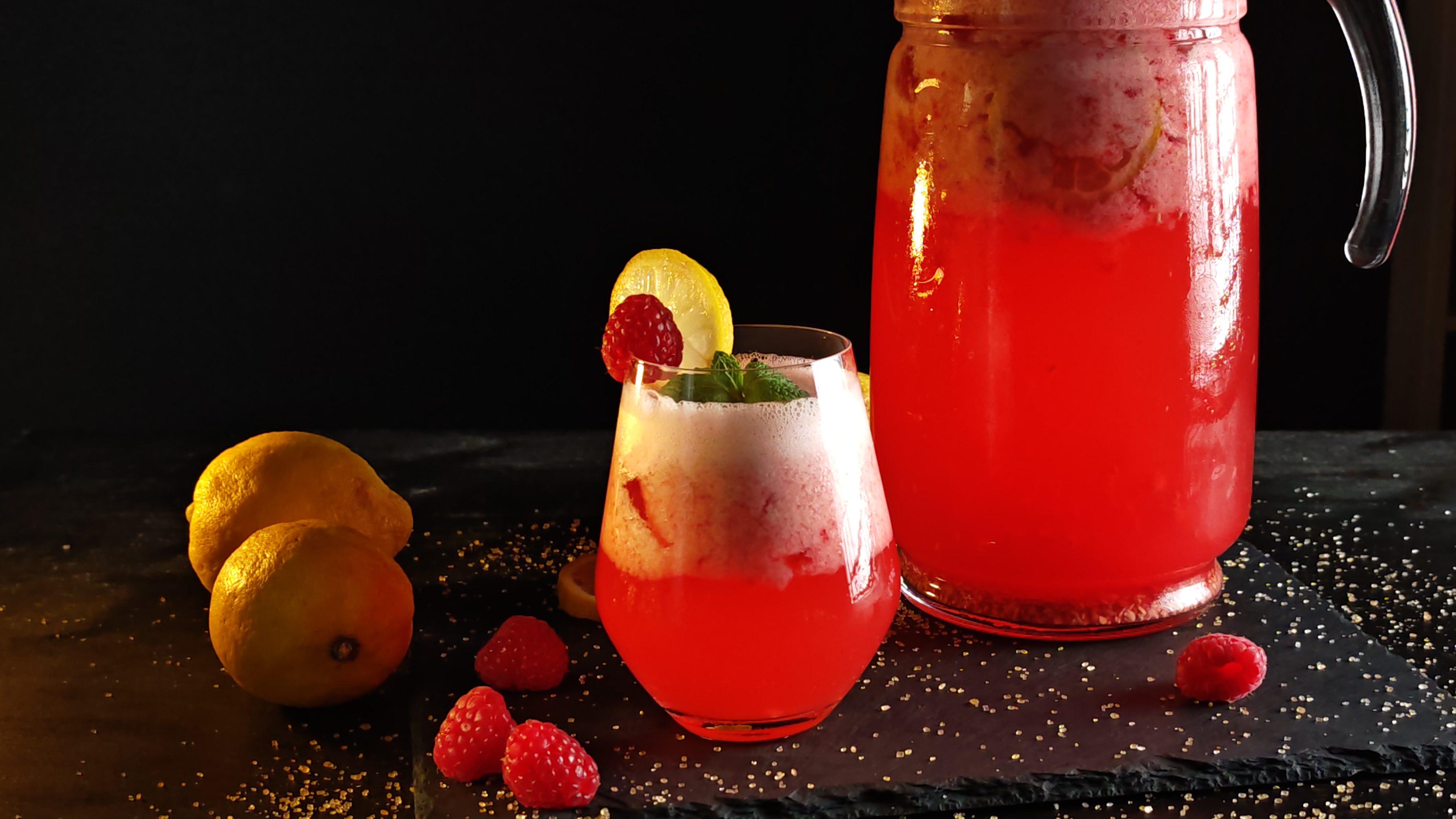 Limonadă cu zmeură -  Băutura rapidă și răcoritoare